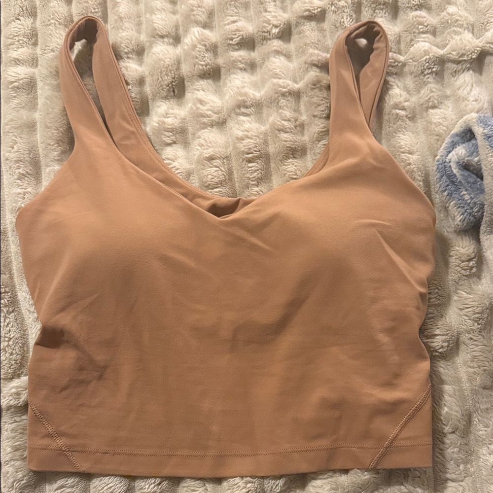 LULULEMON NWOT Brown align tank